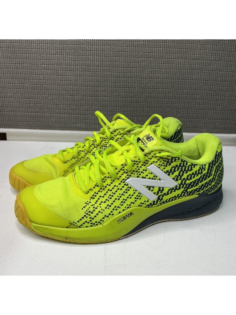 New Balance 996 Men's Tennis Shoes Neon Yellow/Black Size 10.5 2E Lightweight
